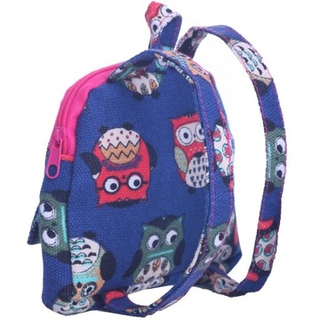 Niebieski plecak Tornister dla lalek Fit