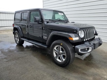 Jeep 2022 Jeep Wrangler UNLIMITED SAHARA, male uszkodzenia 2.0 Benzyna 285KM, zdjęcie 4
