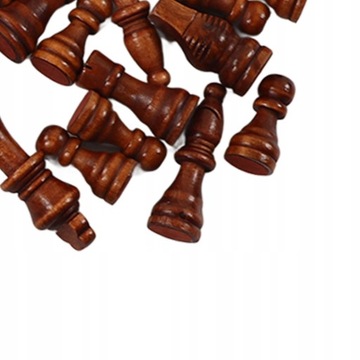 32 ШАХМАТНЫХ ПЕШКИ, ДЕРЕВЯННЫЕ ИГРУШЕЧНЫЕ ШАХМАТЫ