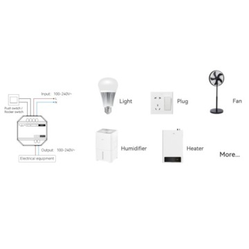УМНЫЙ КОММУТАТОР MIBOXER WL-SW1 WIFI+2.4G TUYA