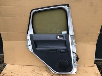 DVEŘE LEVÉ ZADNÍ MITSUBISHI COLT VI CZ3 Z30 STŘÍBRNÉ A50 2004-2009 LEVÝ