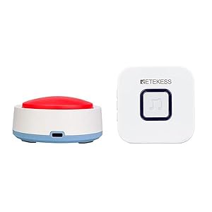 Retekess TH004 Bezprzewodowy pager opiekuna Alarm wezwania dla seniorów