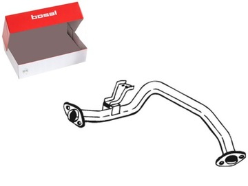 RURA WYDECHOWA ŚRODEK TOYOTA LAND CRUISER 2.4D 01.90-05.96 BOSAL