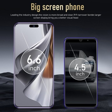 Ультратонкий телефон 15 pro max с разблокировкой по лицу, 4G, 6,6 дюйма, с наушниками Bluetooth