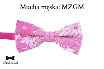 Подтяжки для брюк и галстук-бабочка в горошек, Карнавальная вечеринка, ФУКСИЯ РОЗОВАЯ