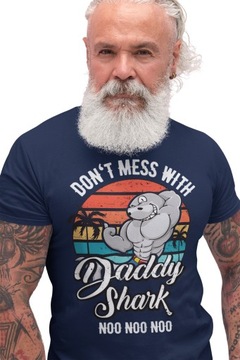 KOSZULKA PREZENT DLA TATY DZIEŃ OJCA DADDY SHARK