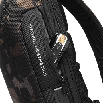 Городской рюкзак BANGE на ОДНО плечо TSA USB