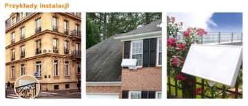 Плоская антенна SELFSAT H50D4, конвертер QUAD 4xSAT