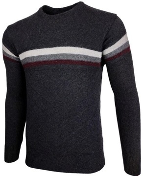 МУЖСКОЙ ШЕРСТЯНОЙ СВИТЕР _ W185 ОЧЕНЬ ТЕПЛЫЙ, XXL