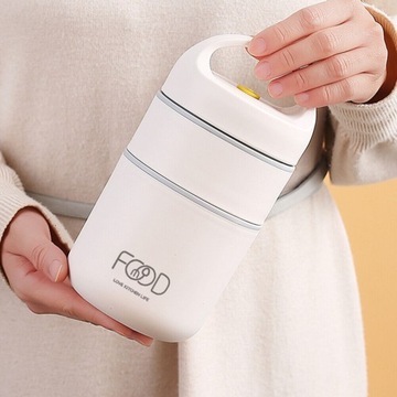 TERMOS OBIADOWY DLA DZIECI DO SZKOŁY NA ŻYWNOŚĆ JEDZENIE ZUPĘ 680ML STALOWY