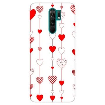Etui do Xiaomi Redmi 9 Wzory Walentynki Miłość Love Serce