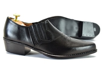 МУЖСКИЕ НИЗКИЕ ЧЕРНЫЕ КОЖАНЫЕ БОТИНКИ 41