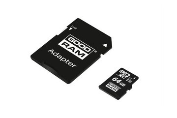 GOODRAM 64GB microSDXC class 10 UHS I + adapter