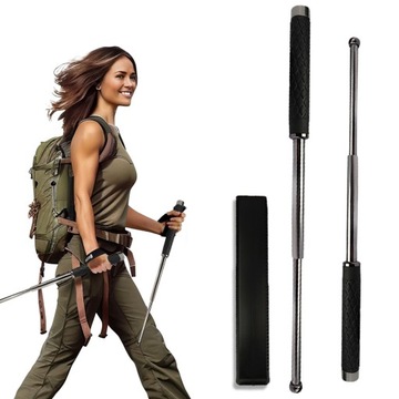 PAŁKA TELESKOPOWA BATON HARTOWANA STAL 52CM 21