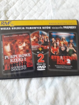 STRASZNY FILM 2 + PURPUROWE RZEKI 2 - dvd