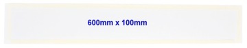 10 x FOLIA NA LAMPĘ 600X100 PIASKARKA 350 420L