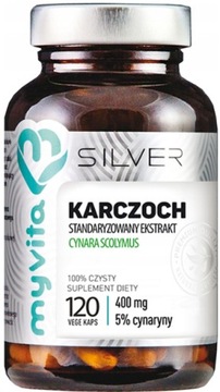 SILVER Karczoch ekstrakt 400mg CYNARYNA 5% 120kaps