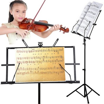 SKŁADANY PULPIT DO NUT STATYW STOJAK NA NUTY POKROWIEC FUTERAŁ REGULOWANY