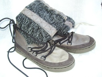 BUTY DAMSKIE - KALOSZE ZIMOWE - OCIEPLANE