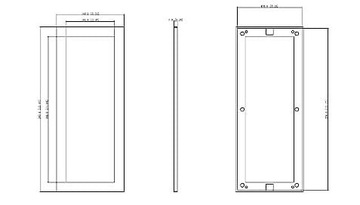 РАМКА ДЛЯ МОДУЛЕЙ ВИДЕОДОМОФОНА DAHUA VTM126