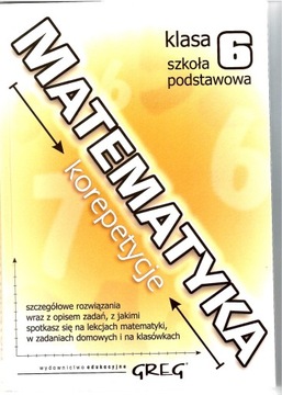 Matematyka korepetycje klasa 6 szkoła podstawowa GREG