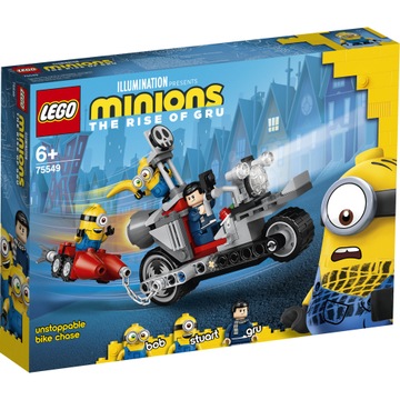 LEGO 75549 MINIONS Niepowstrzymany motocykl ucieka