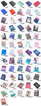 Pokrowiec etui zamykane książkowe na tablet tableta Doogee T30S WZÓR KOLORY