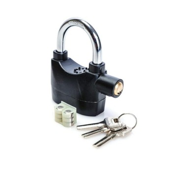 НАВЕСНОЙ ЗАМОК СО СИГНАЛИЗАЦИЯМИ 110 дБ ГРОМКАЯ СИГНАЛИЗАЦИЯ ЗАМОК АВТОМОБИЛЬНАЯ СИГНАЛИЗАЦИЯ СО ЗВУКОМ