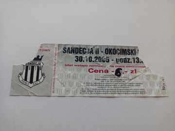 SANDECJA NOWY SĄCZ - OKOCIMSKI BRZESKO 30-10-2005