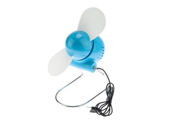 WIATRAK WENTYLATOR BIUROWY BIURKOWY BATERIE / USB