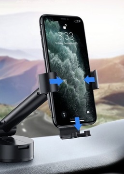 Baseus - Uchwyt samochodowy Gravity na Kokpit / Szybę do Telefonu Smartfona
