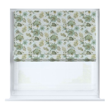 Dekoria Roller Duo цветы бежево-серый фон 130x170