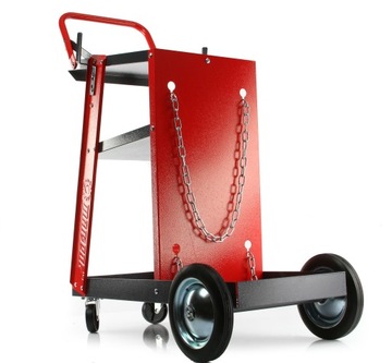 СВАРОЧНАЯ ТЕЛЕЖКА ДЛЯ СВАРОЧНЫХ МАШИН с полкой для баллонов