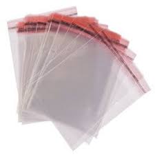 TOREBKI CELOFANOWE OPP + KLEJ 70x110+30 mm x 2500