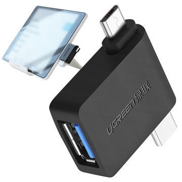 Ugreen adapter przejściówka OTG USB USB-C microUSB 5 Gb/s
