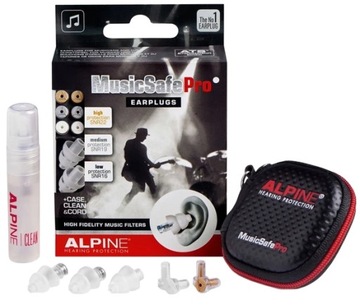 ZATYCZKI DO USZU STOPERY NA KONCERT FESTIWAL ALPINE MUSICSAFE PRO 2019
