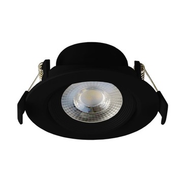 OPRAWA SUFITOWA LAMPA LED UCHYLNA 230V 7W CZARNA