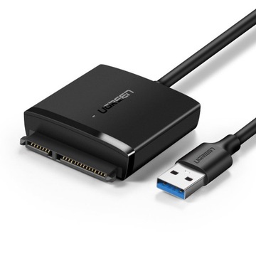 UGREEN ADAPTER PRZEJŚCIÓWKA Z USB 3.0 DO PODŁĄCZENIA DYSKU 2.5' / 3.5' SATA