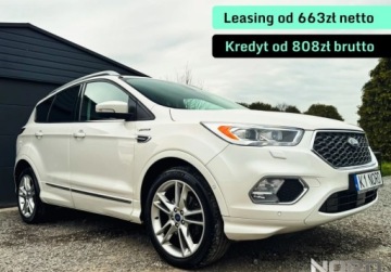 Ford Kuga II SUV 2.0 TDCi 150KM 2016 Ford Kuga Bezwypadkowy, 4x4, FV23, Vignale, KredytowanieLeasing, gwarancja