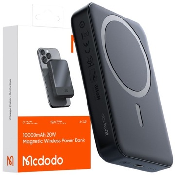 MCDODO INDUCTION POWERBANK ДЛЯ MAGSAFE 12 13 14 15 MINI WIRELESS 10000