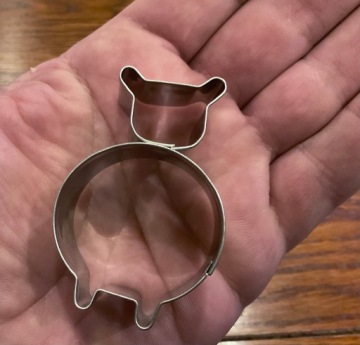 Формочка для торта CAKE PUNCH MOLD FOR CAKE CAKE BEAR Bear Медведь 4cm SET 2