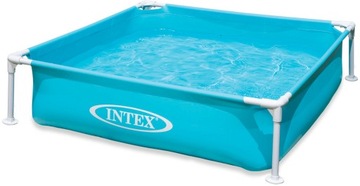 NIEBIESKI BASENIK STELAŻOWY DLA DZIECI 122x122 cm - INTEX 57173