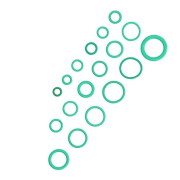 270 шт. Комплект зеленых уплотнительных колец.