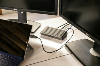 Универсальная док-станция для ноутбуков с USB 3.0.