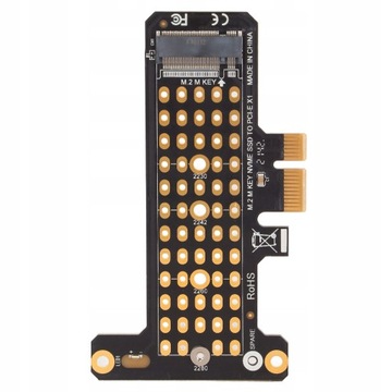 АДАПТЕР M.2 NVME KEY M К SSD PCI-E X1 PH41-X1-A