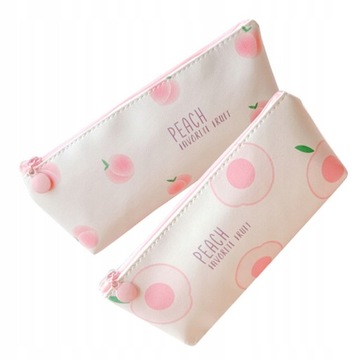 2 шт. креативный холщовый пенал на молнии для женщин