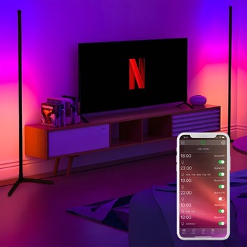 RGB LED УГЛОВОЙ ТОРШЕР ДИСТАНЦИОННЫЙ APKA