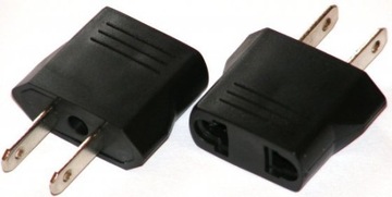 Przejście Adapter AC wtyk USA gniazdo PL uniwersal