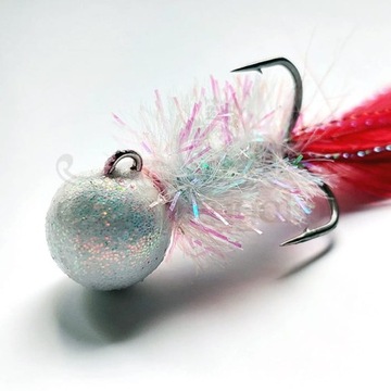 Kogut Crazy Sting 14gr #2 Biało Czerwony okoń pike