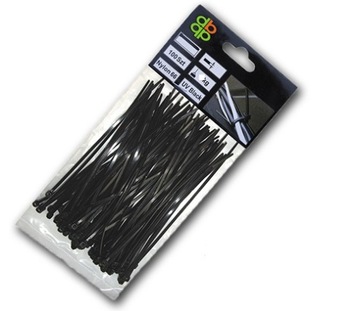 100 OPASKA ZACISKOWA TAŚMA KABLOWA TRYTKI 4,8x300